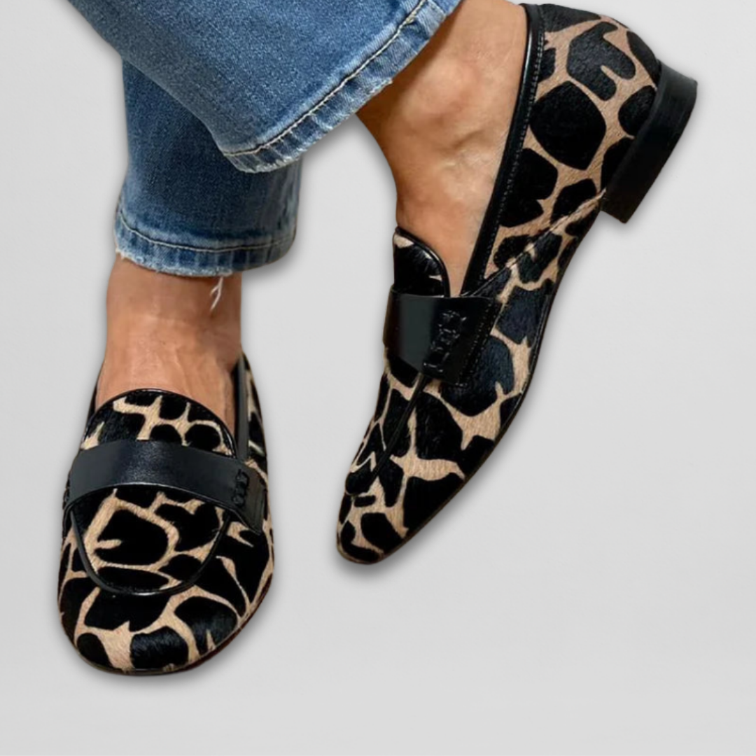 Serena | Loafer mit Animal-Print