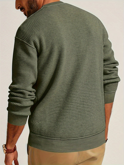 Moritz | Langärmliges Hemd mit Waffelmuster