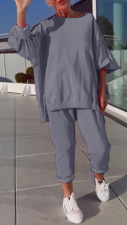 Nora | Lässiges Lounge Zweiteiler Satz