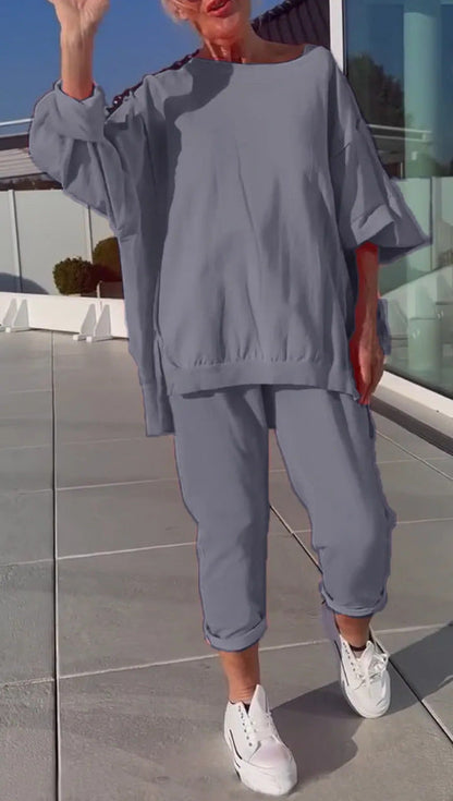 Nora | Lässiges Lounge Zweiteiler Satz