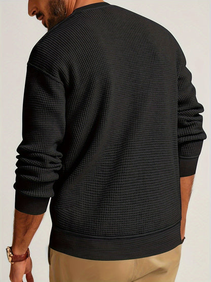 Moritz | Langärmliges Hemd mit Waffelmuster