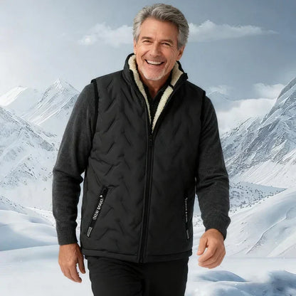 Alex | Gesteppte, ärmellose Woll Weste