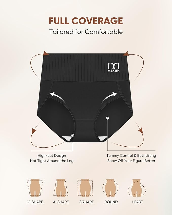 ContourEase | Figurformende High-Waist Slips (6er-Pack)