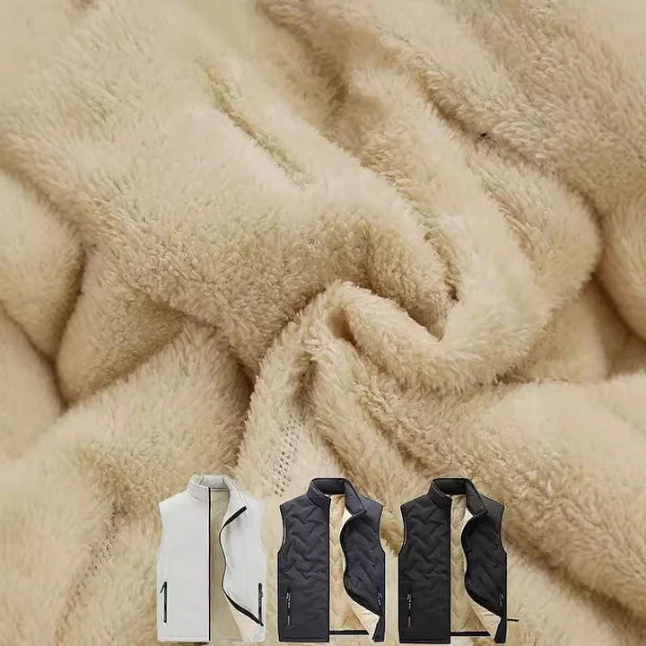 Alex | Gesteppte, ärmellose Woll Weste