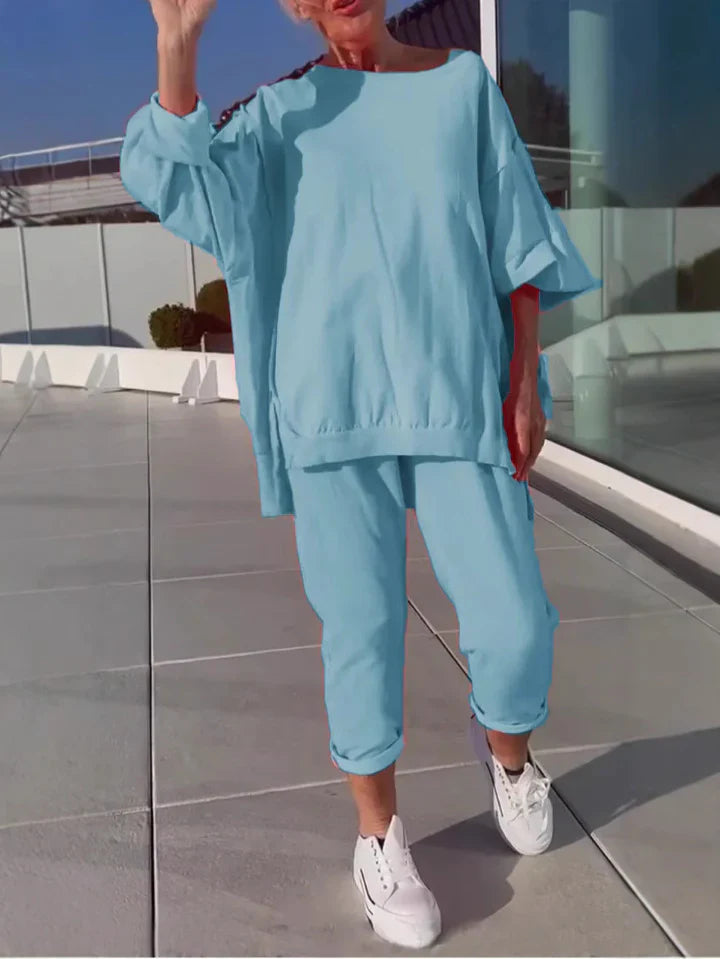 Nora | Lässiges Lounge Zweiteiler Satz