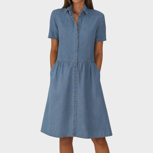 Elke | Lässiges Jeanskleid