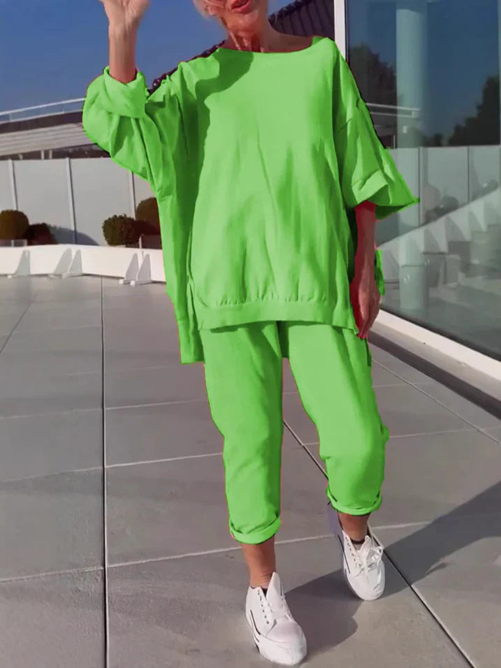 Nora | Lässiges Lounge Zweiteiler Satz