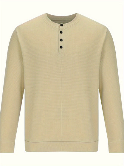 Moritz | Langärmliges Hemd mit Waffelmuster