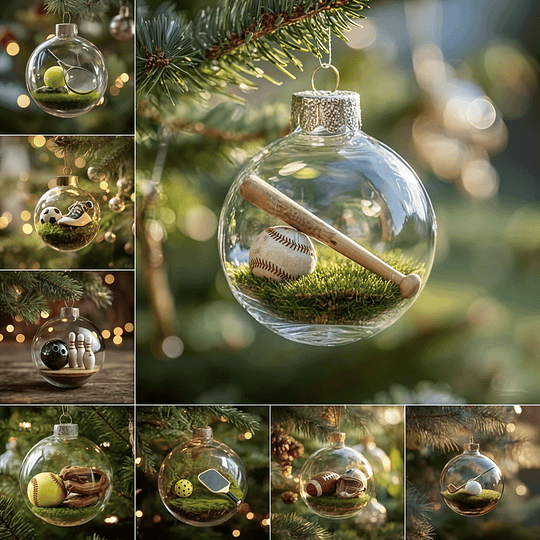 MerrySports | Sportliche Weihnachtskugel Aus Glas