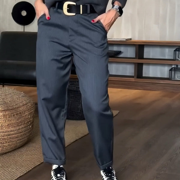 Amalia | Streifen Anzughosen